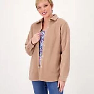 Fleece Snap Front Jacket